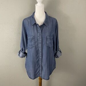 Liverpool Classic Blue Denim Shirt